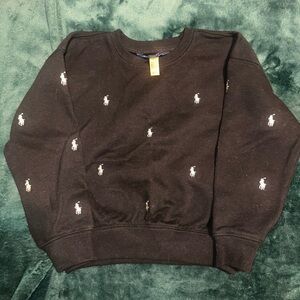 Polo by Ralph Lauren Black Top with White Logo